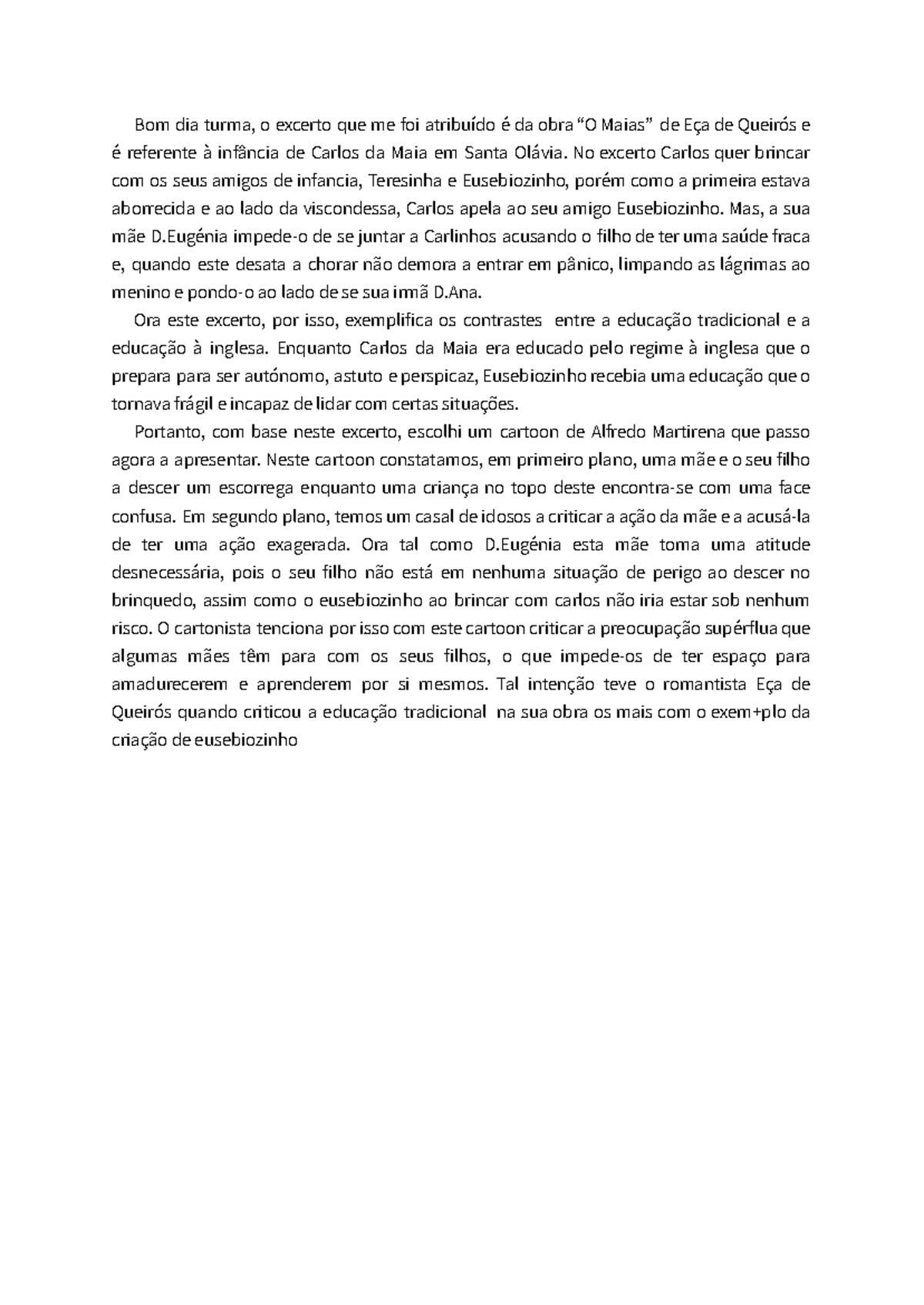 Guia de Oralidade: Análise do Excerto de 