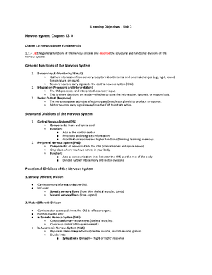 Nervous System Overview: Anatomy, Physiology, and Functions (BIO 101 ...