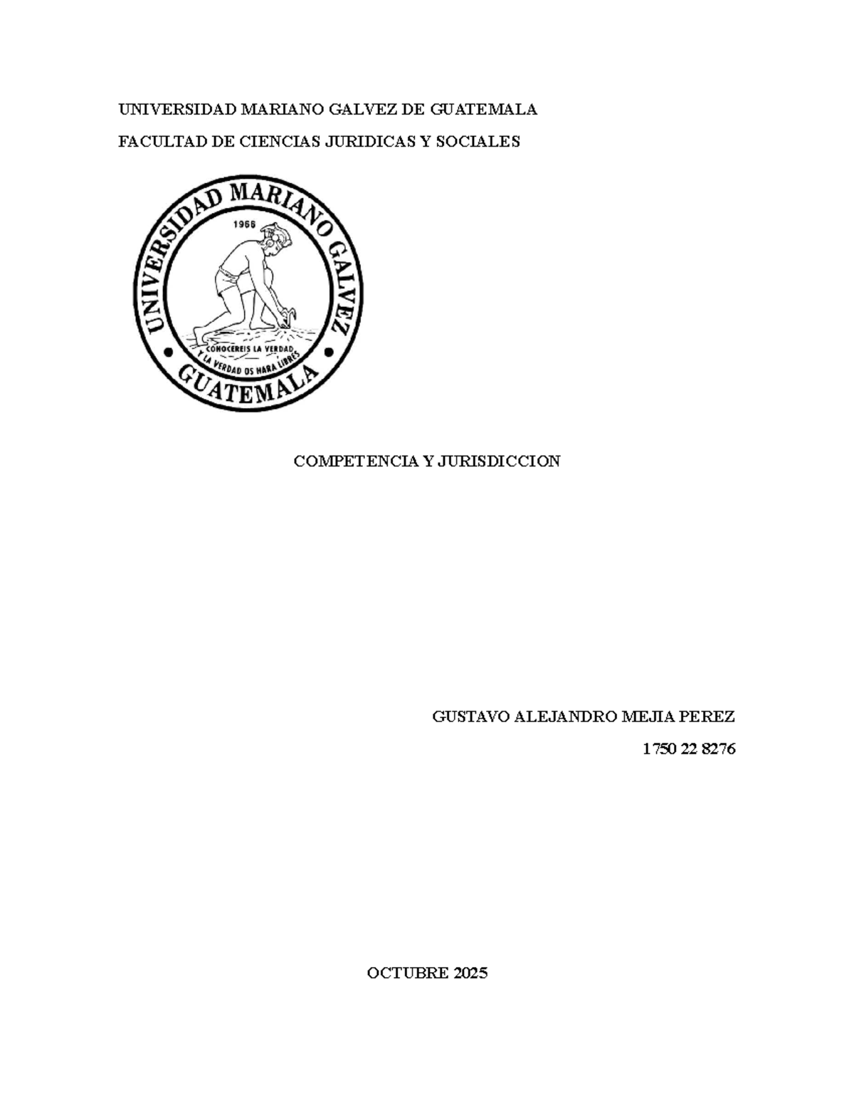 Competencia y Jurisdicción en el Código Procesal Civil y Mercantil ...