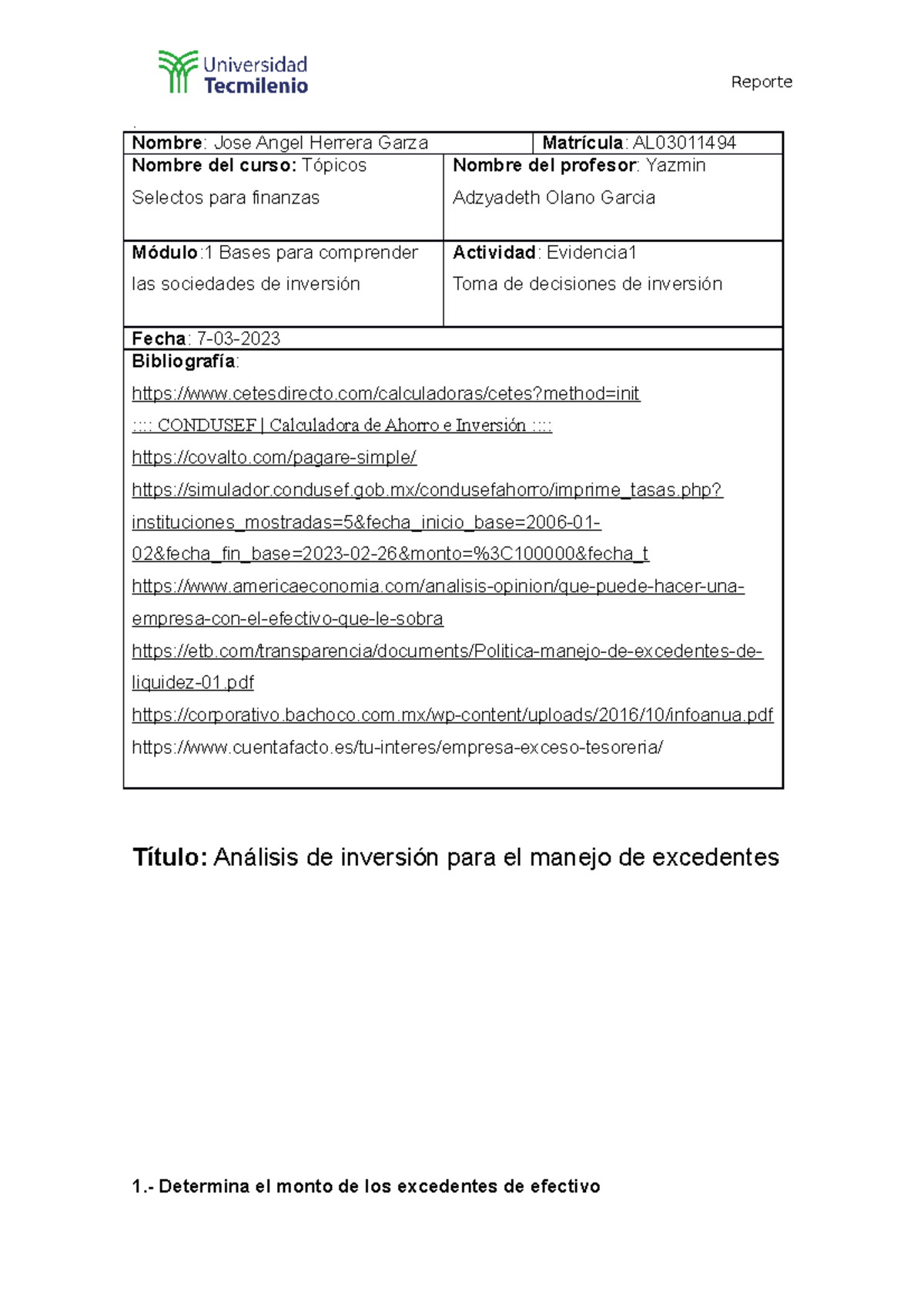 Cemexcpo Bmv Valor De Acciones De Cemex Tópicos Selectos Finanzas Evidencia  Nombre: Jose Angel
