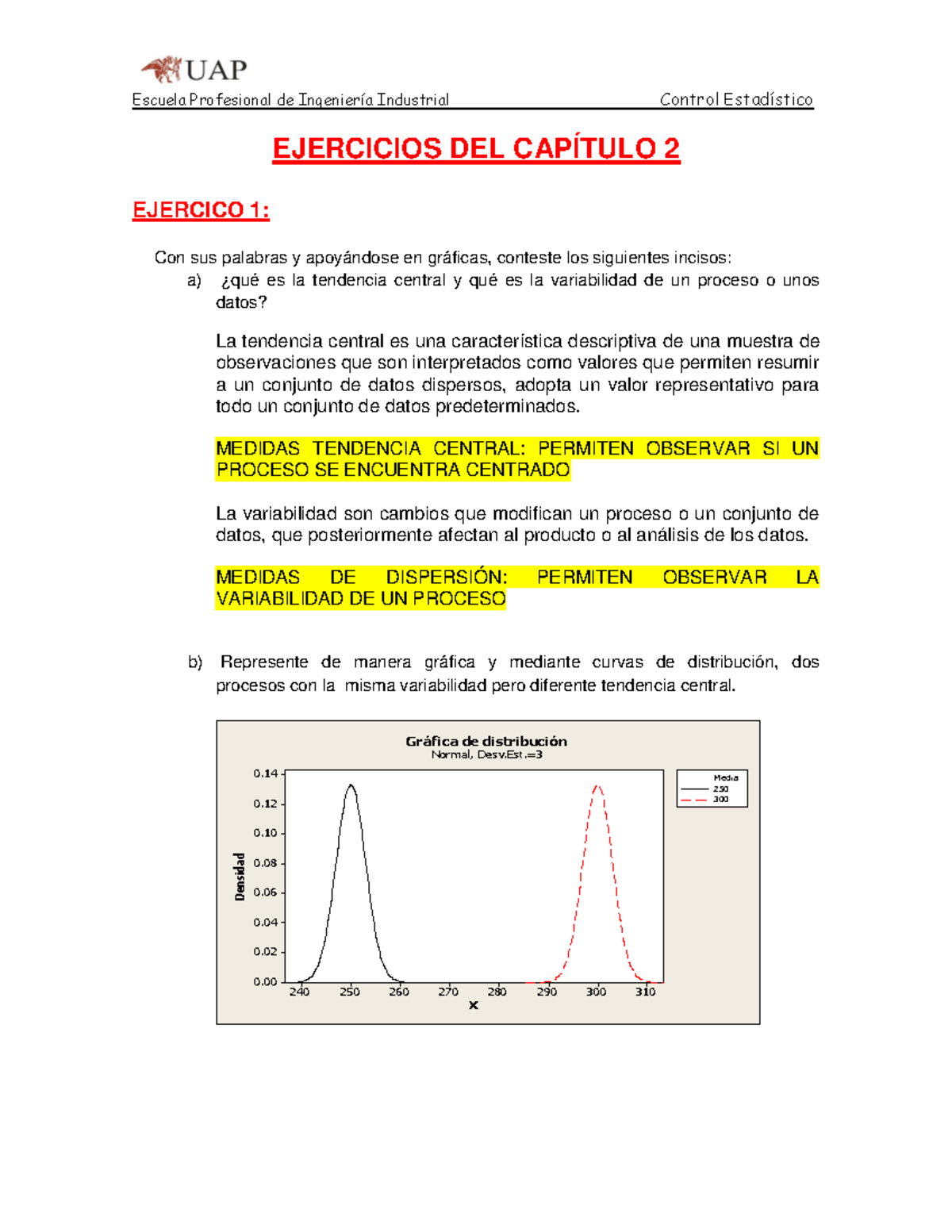 Capitulo 2 - Ejercicios y Soluciones sobre Tendencia Central y ...