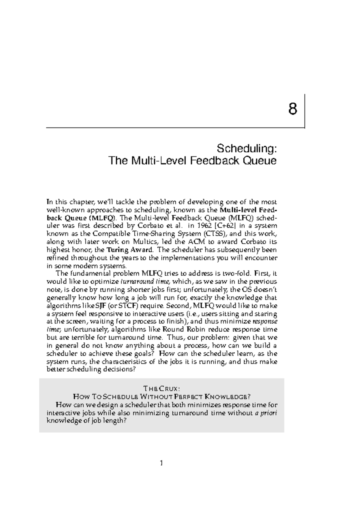Scheduling Policies in Operating Systems: An In-Depth Look at MLFQ ...