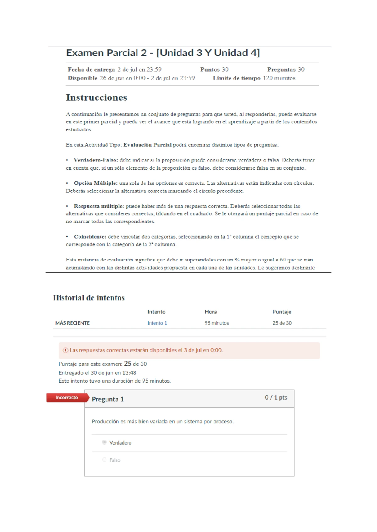 Examen Parcial 1 - Costos I: Unidad 1 y 2 - Contabilidad de Costos ...