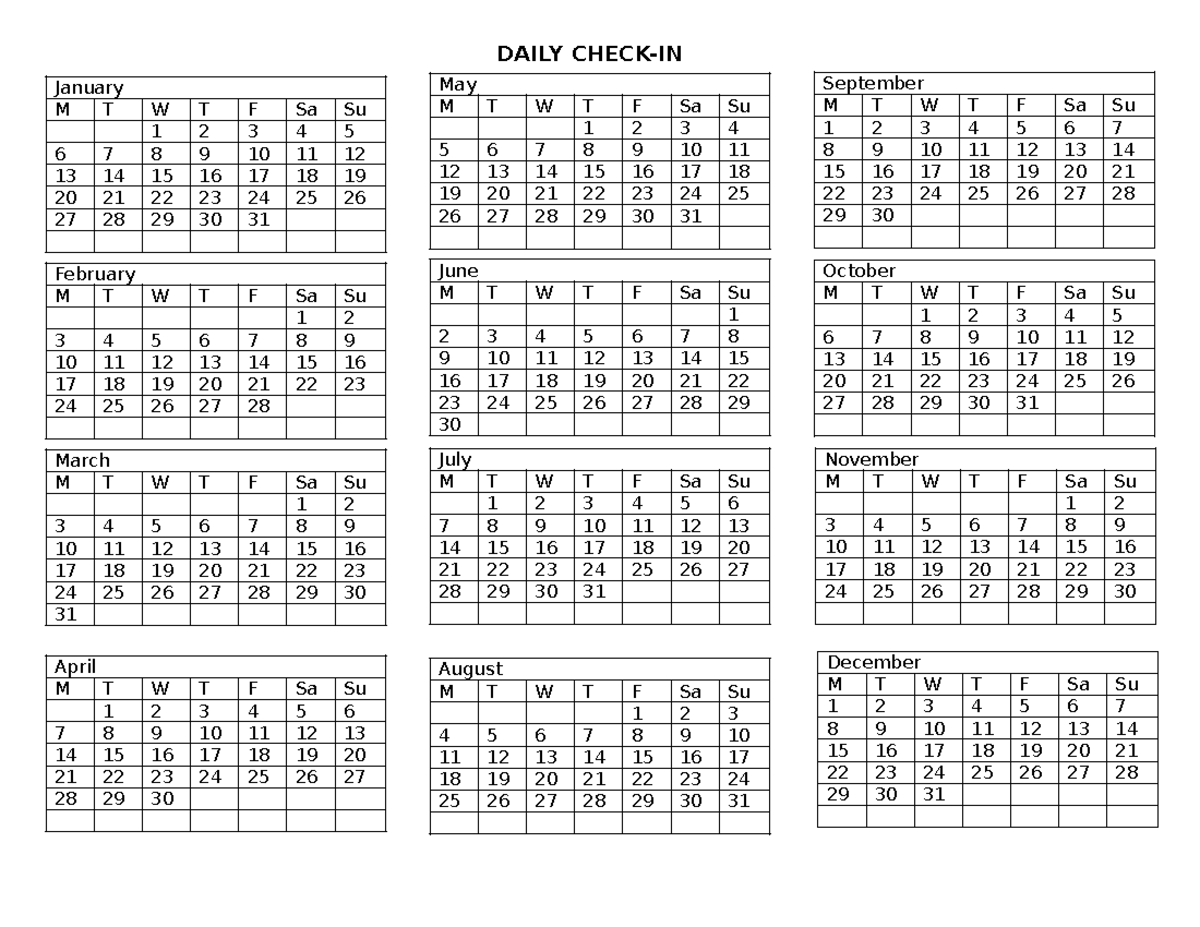 DAILY FX Calendar Check-In: January to December Overview - Studocu