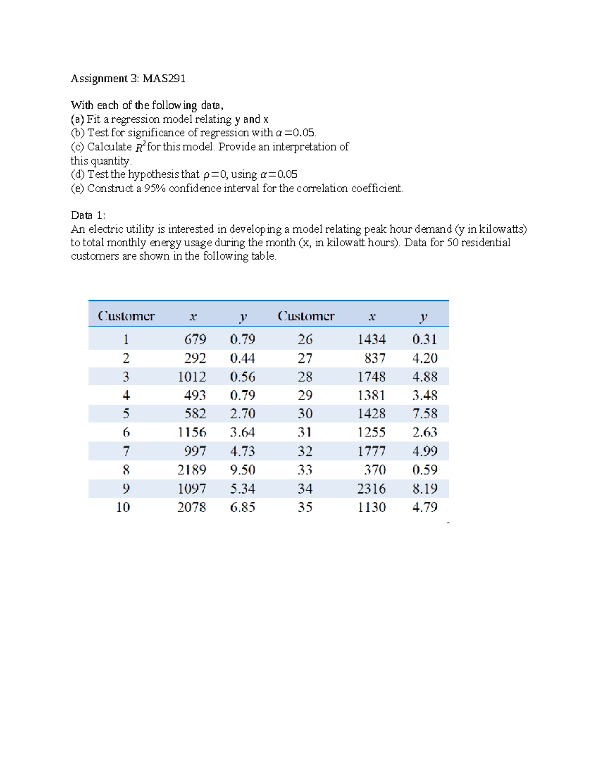 Assignment 3 - Nothing to show - Assignment 3: MAS With each of the ...