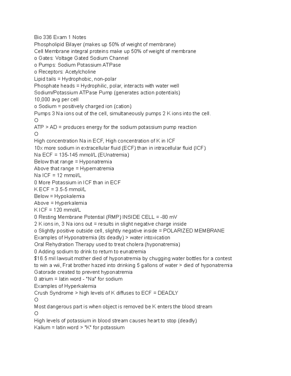 Lab Report: Understanding Gut Smooth Muscle Contractions (Bio 101 ...