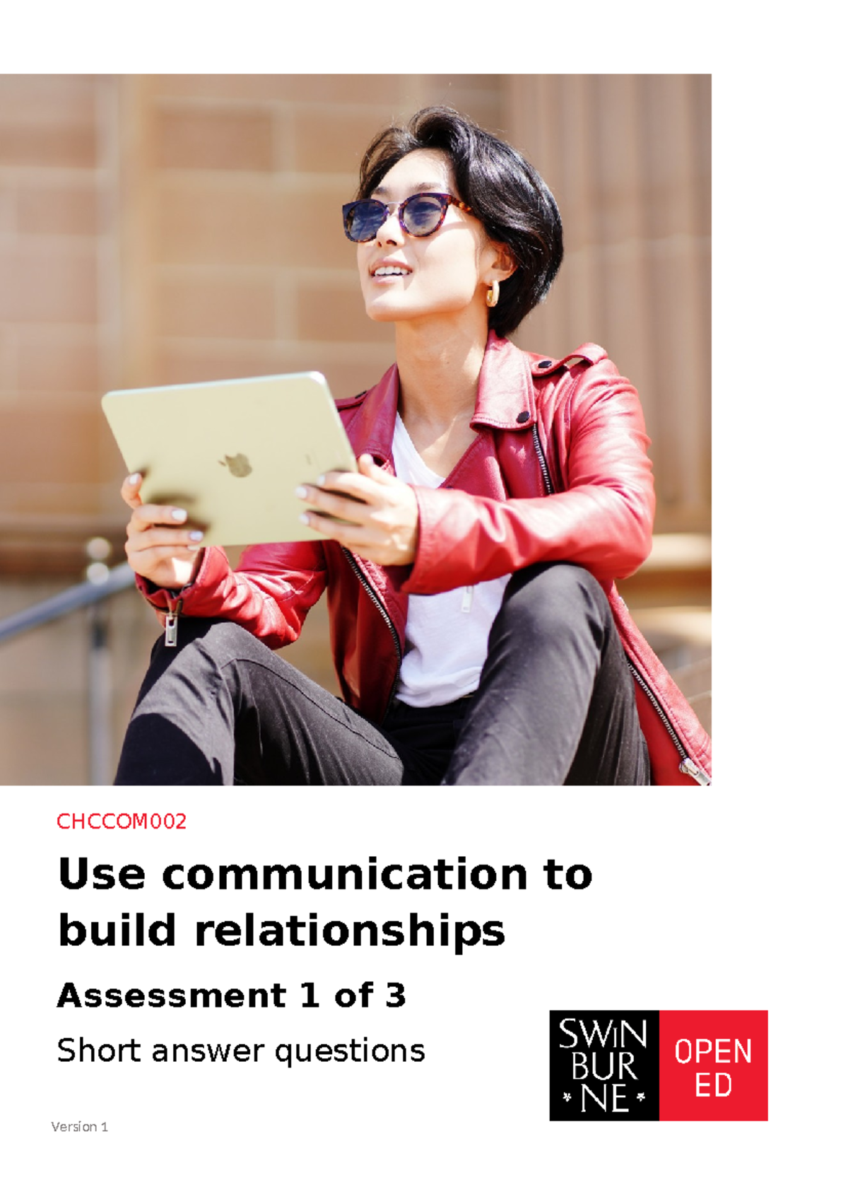 CHCCOM002 Assessment 1: Short Answer Questions on Communication ...