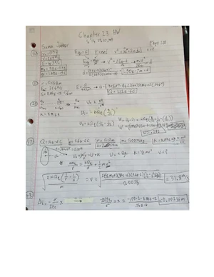 Chapter 18 Homework Solutions for Physics 101 - Studocu