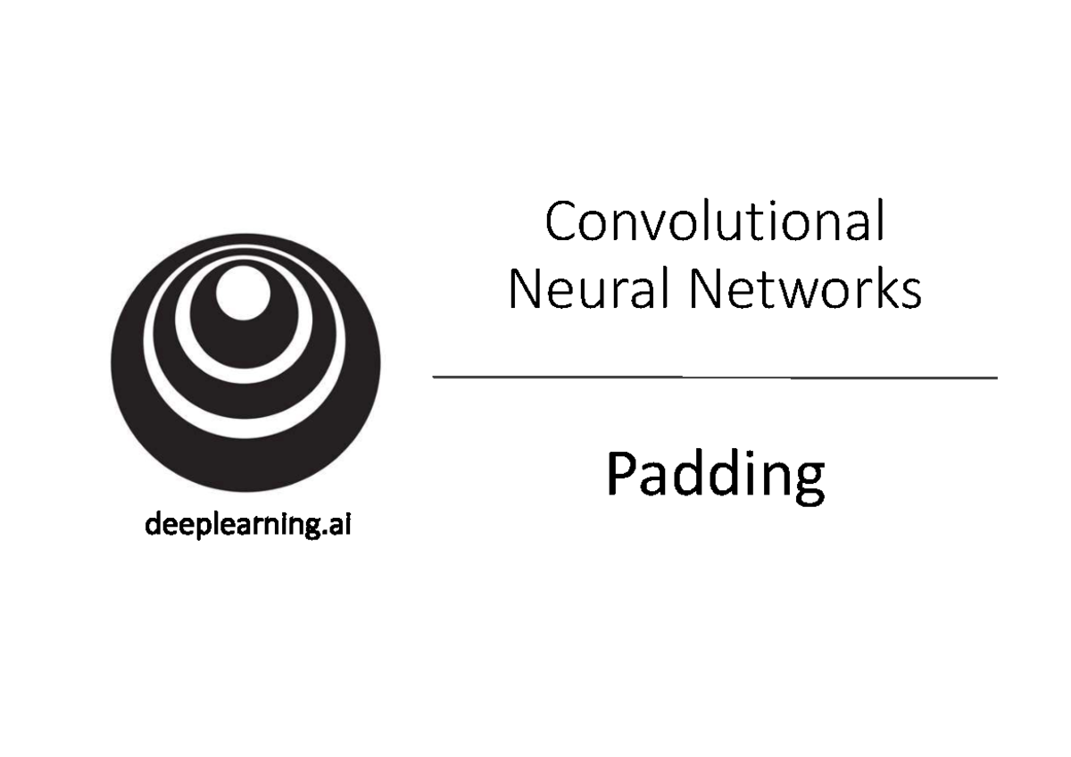 Convolutional Neural Networks (CNN) Overview - Chap1 Notes - Studocu
