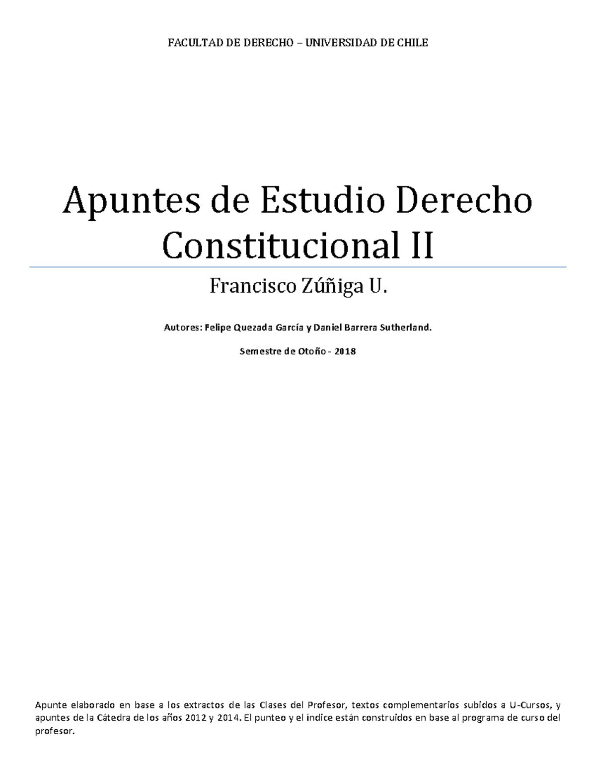 Apuntes de Derecho Constitucional II - Final 2018 para Imprimir - Document Preview