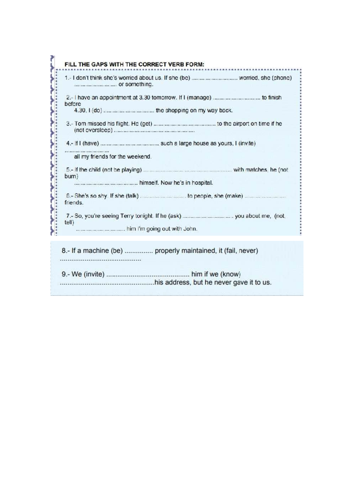 Doc58 - Ejercicios de Repaso: Modal Verbs & Sentence Completion - Studocu