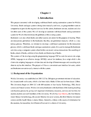 Chapter one - To do research proposal - Chapter One Basics of Data ...