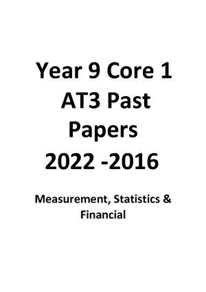 Year 9 Math - Grade: 9 - Secondary School - Studocu