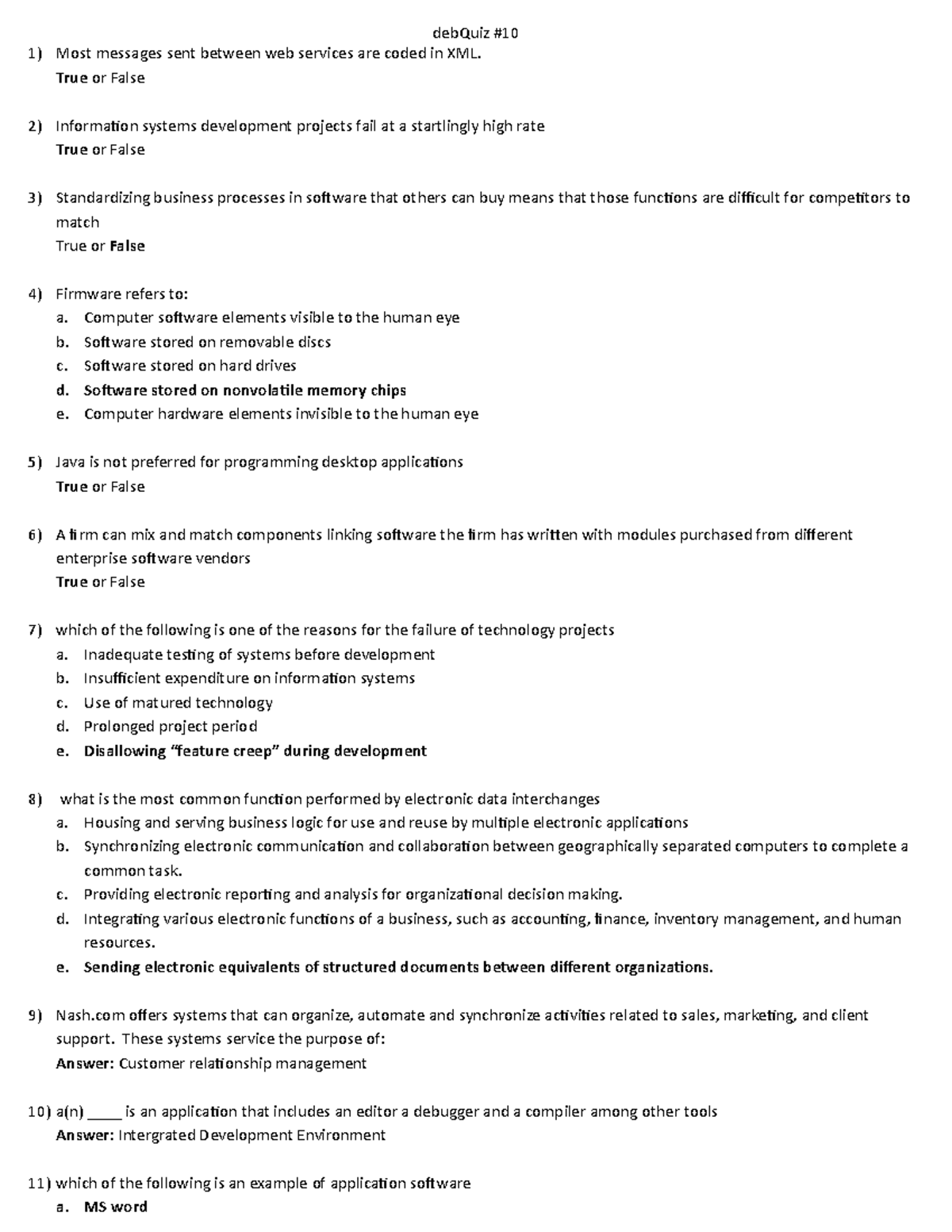 BA 382 Chapter 10 Study Questions and Answers Guide - Studocu