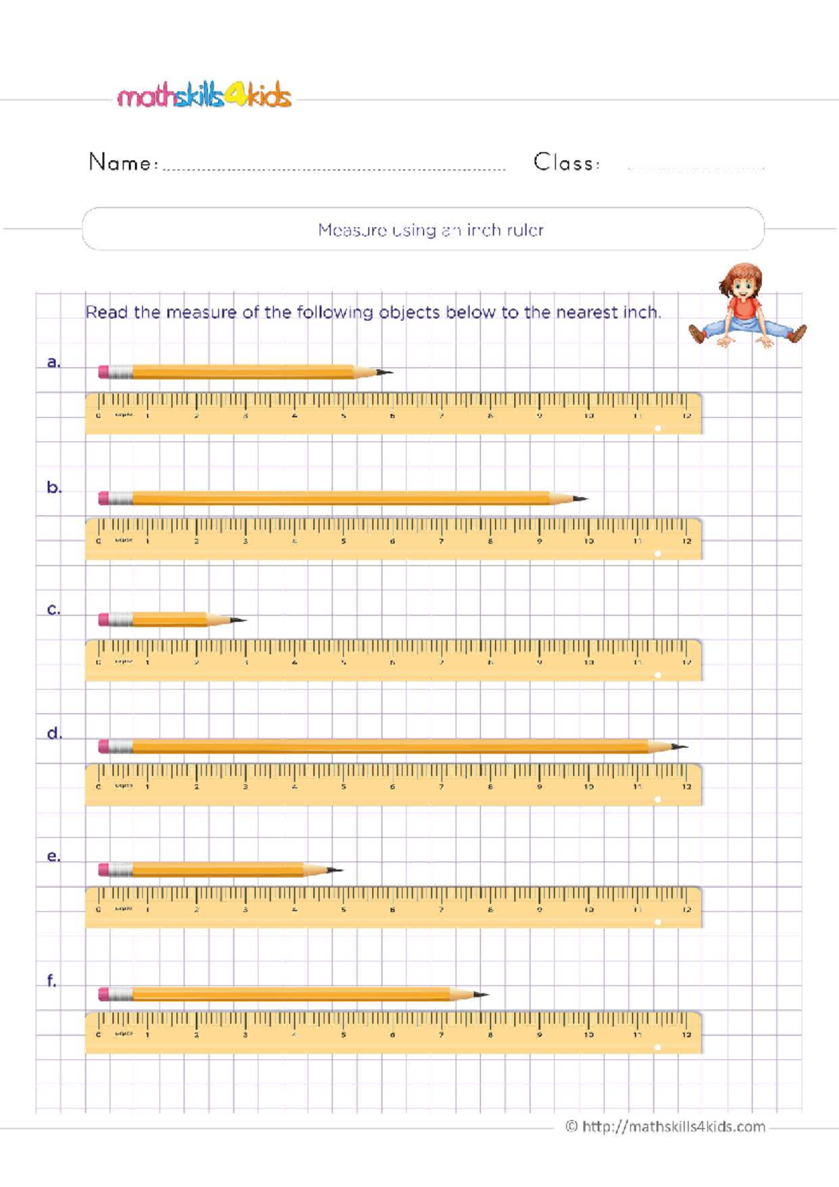 Math Skills for Kids: Measuring with an Inch Ruler (Math 4Kids) - Studocu