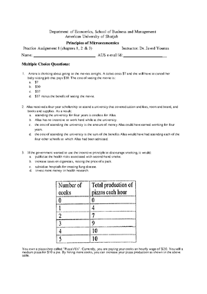 ECO201 CH1 & PPC-Practice - Production Possibilities Curve The concept ...
