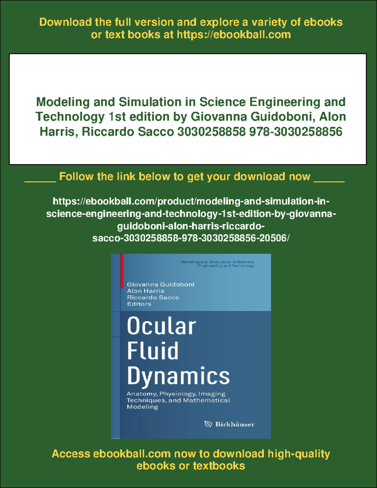 18424 - Modeling and simulation in science engineering and technology ...