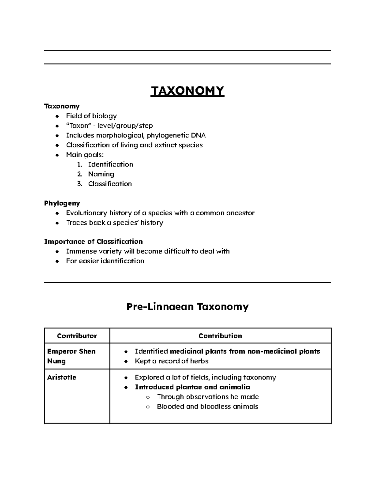 Genbio-Q3-G8 - Reviewer of Taxonomy for 3rd Quarter