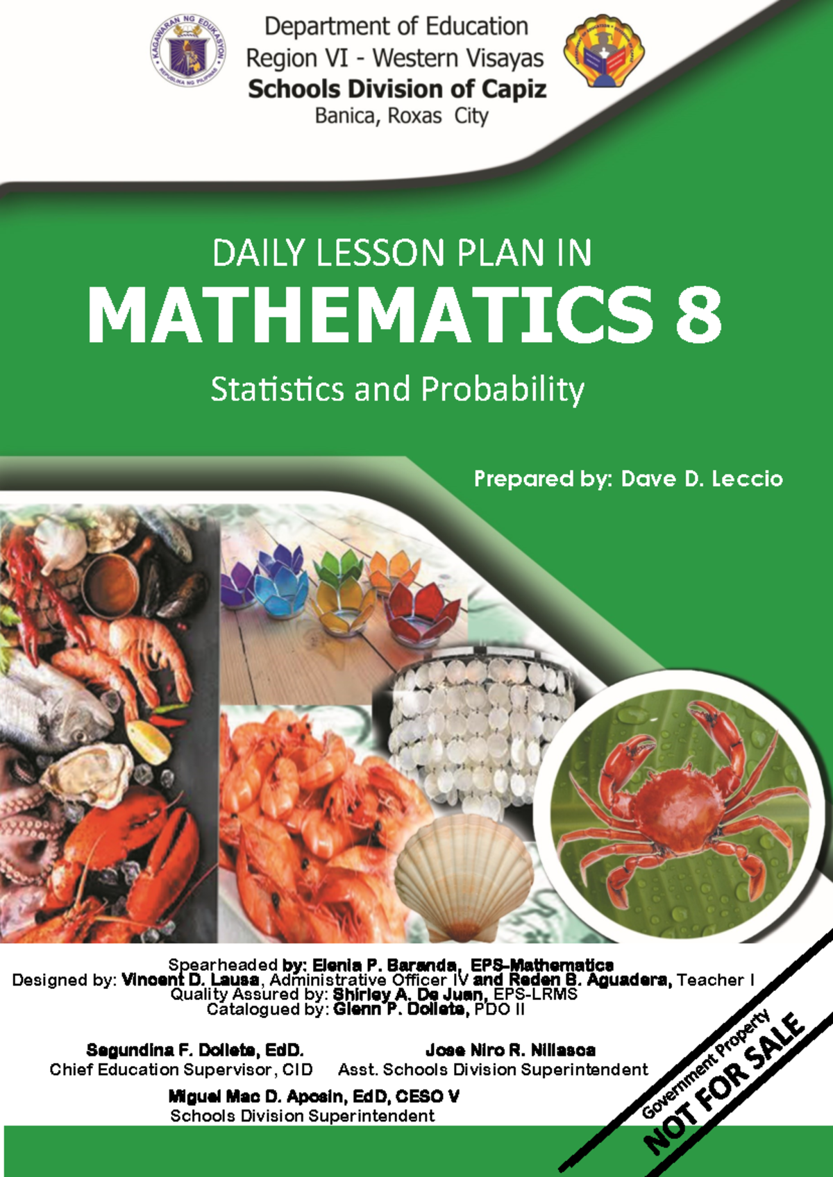 Grade 8 MATHEMATICS 8 DLP by Dave Leccio: Statistics & Probability ...