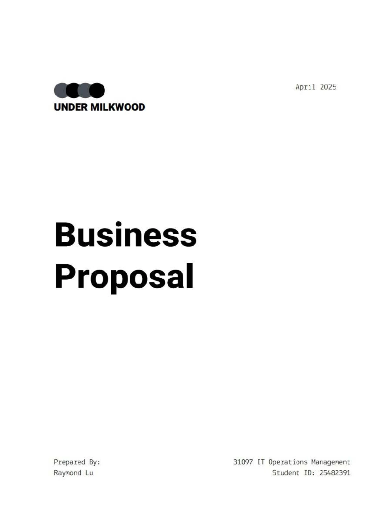 Proposal for Competency Matrix Implementation in IT Ops - 31097 - Studocu