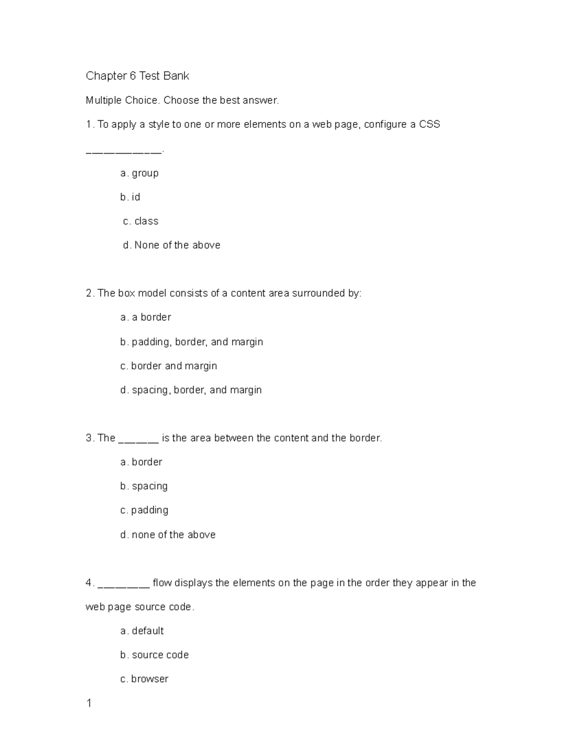 Chapter 6-Web Development and Design Foundations with HTML5 - Chapter 6 ...