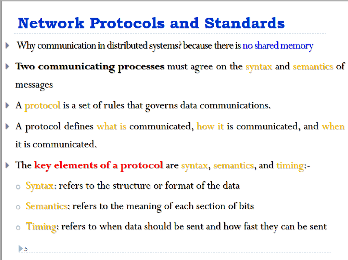 DS-Communication - Distributed Communication - Network Protocols and ...