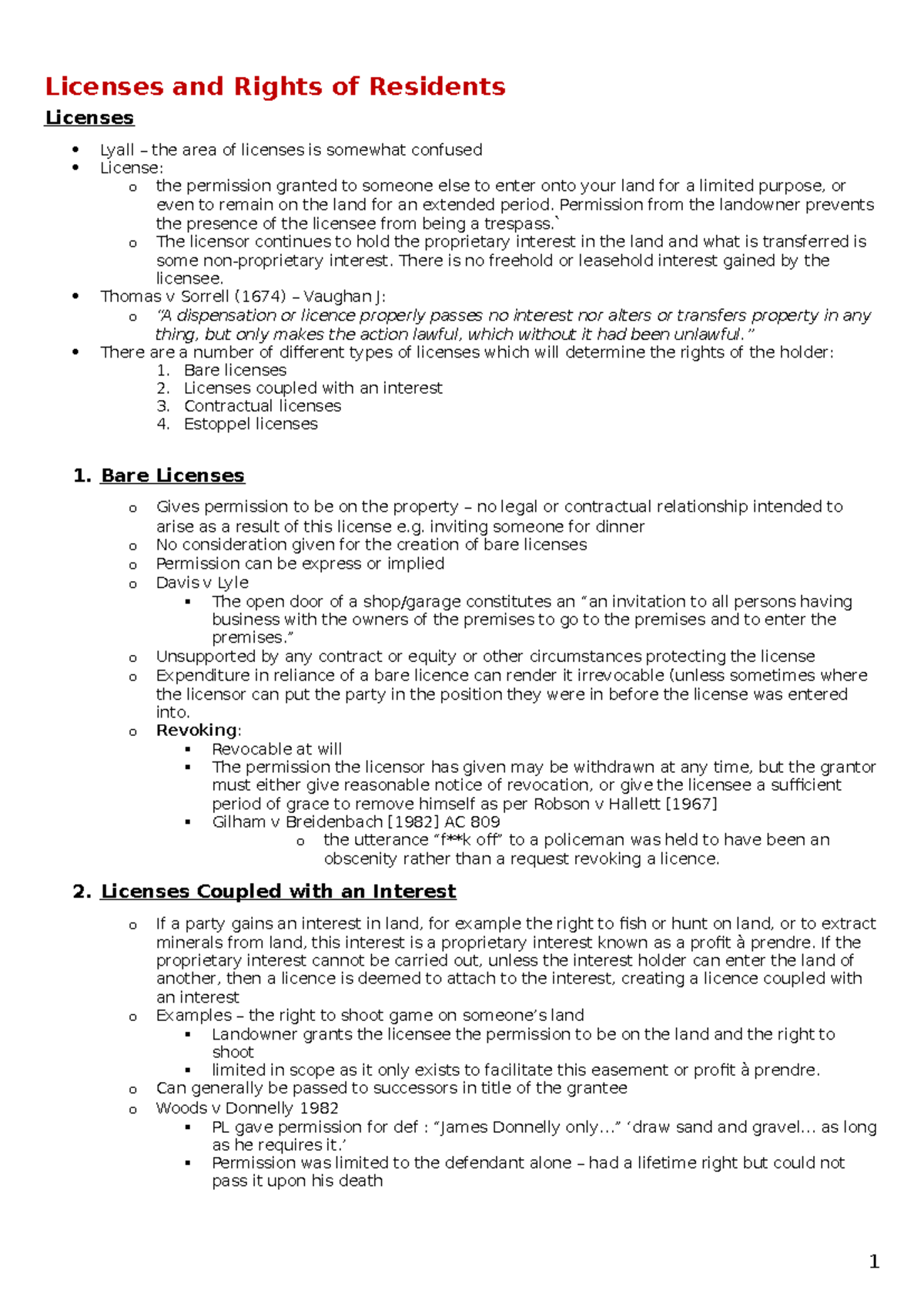 Licenses and Rights of Residents: Understanding Types and Implications ...