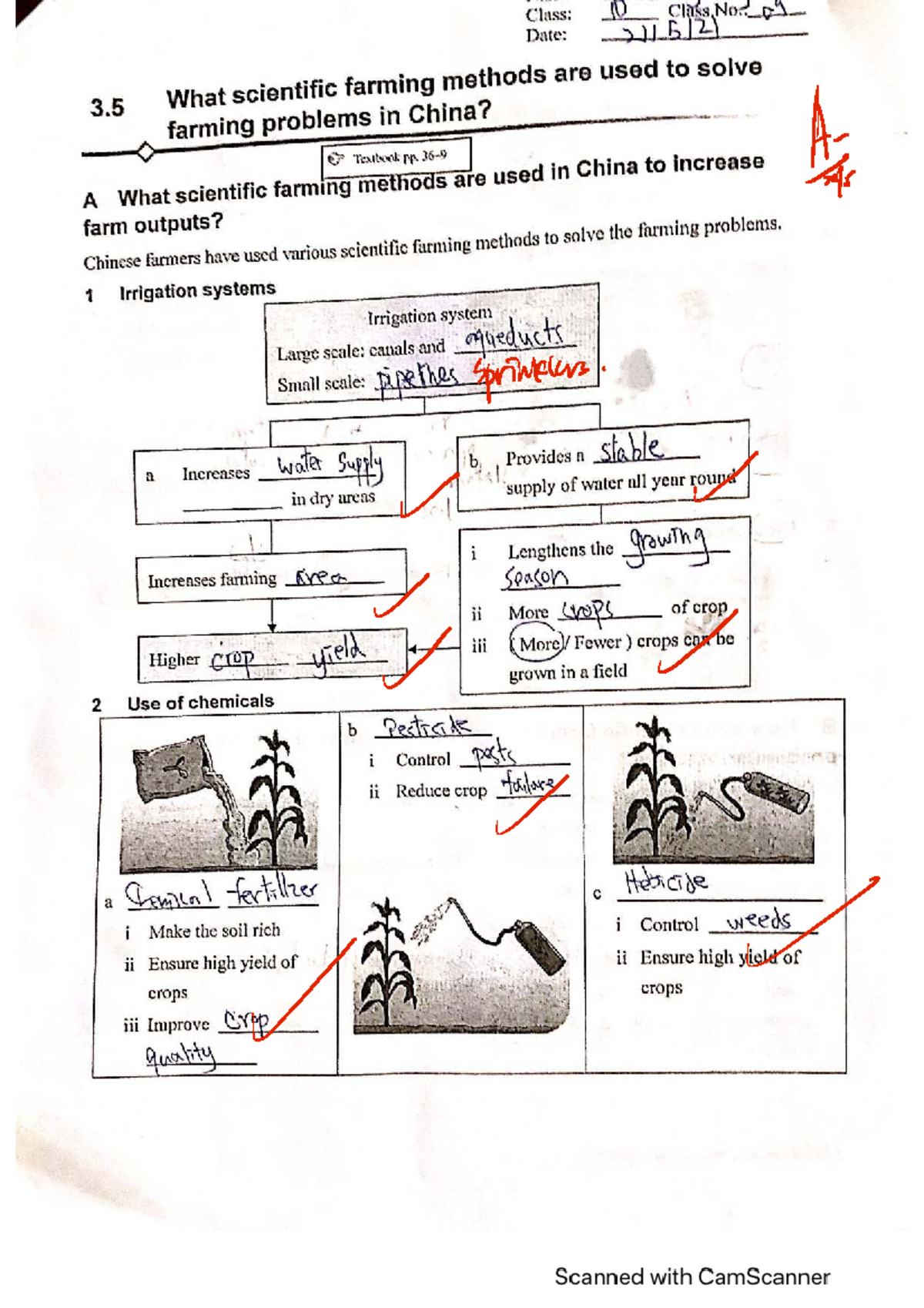 Scientific Farming Methods to Address 3.5 Problems in China (Class 10 ...
