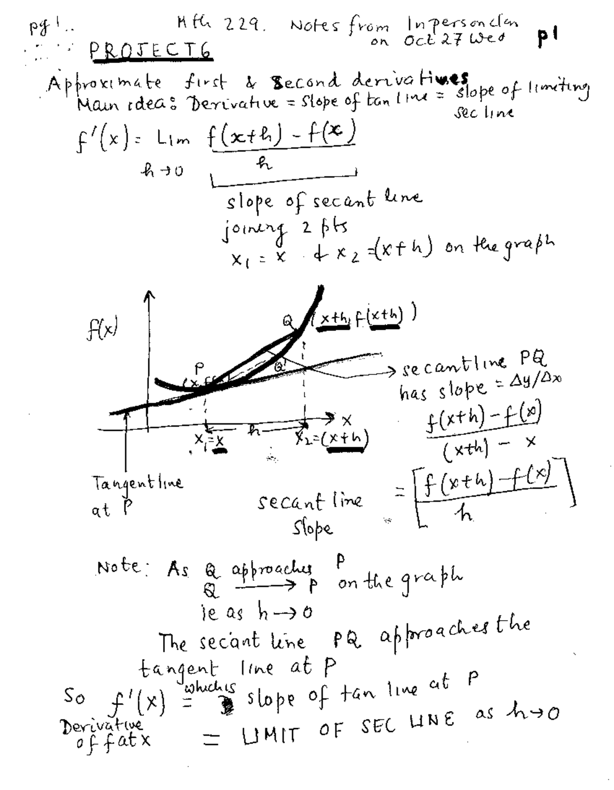 Project 6 Updated Notes for Class Reference - Studocu