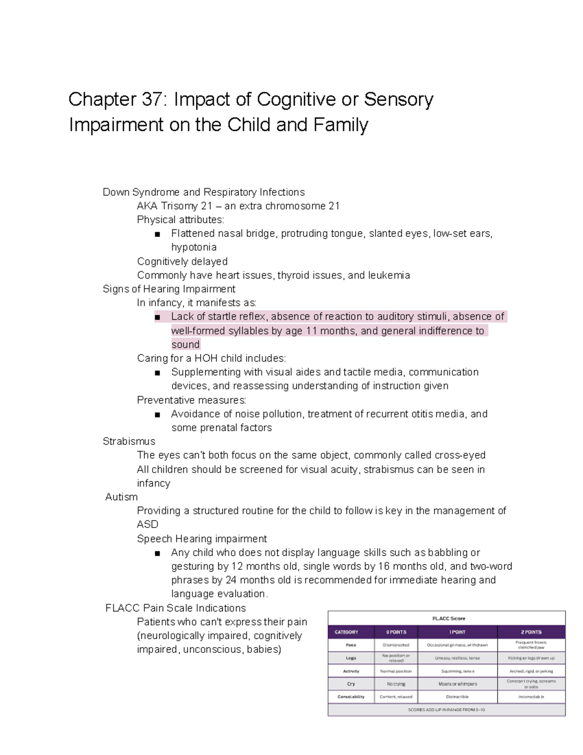 PEDS 202: Exam 2 Study Guide on Pediatric Cognitive and Physical Health ...