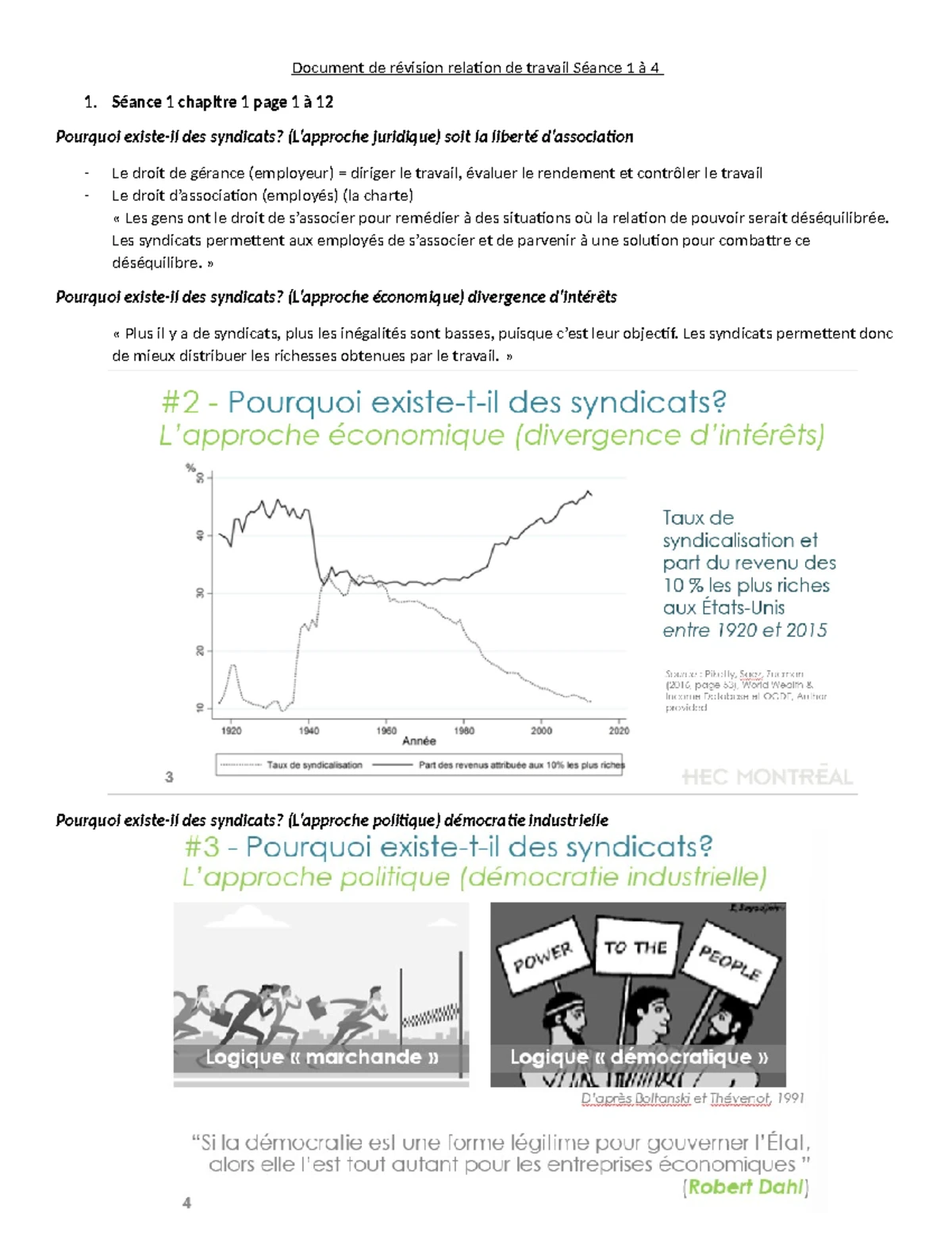 Révision GRH Intra - Notes de cours final - GRH RÉVISION EXAMEN INTRA ...