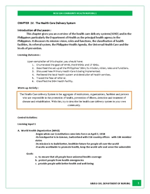 Activity 1.2 - Classifying Causes of Malnutrition (NNC Elearning) - Studocu