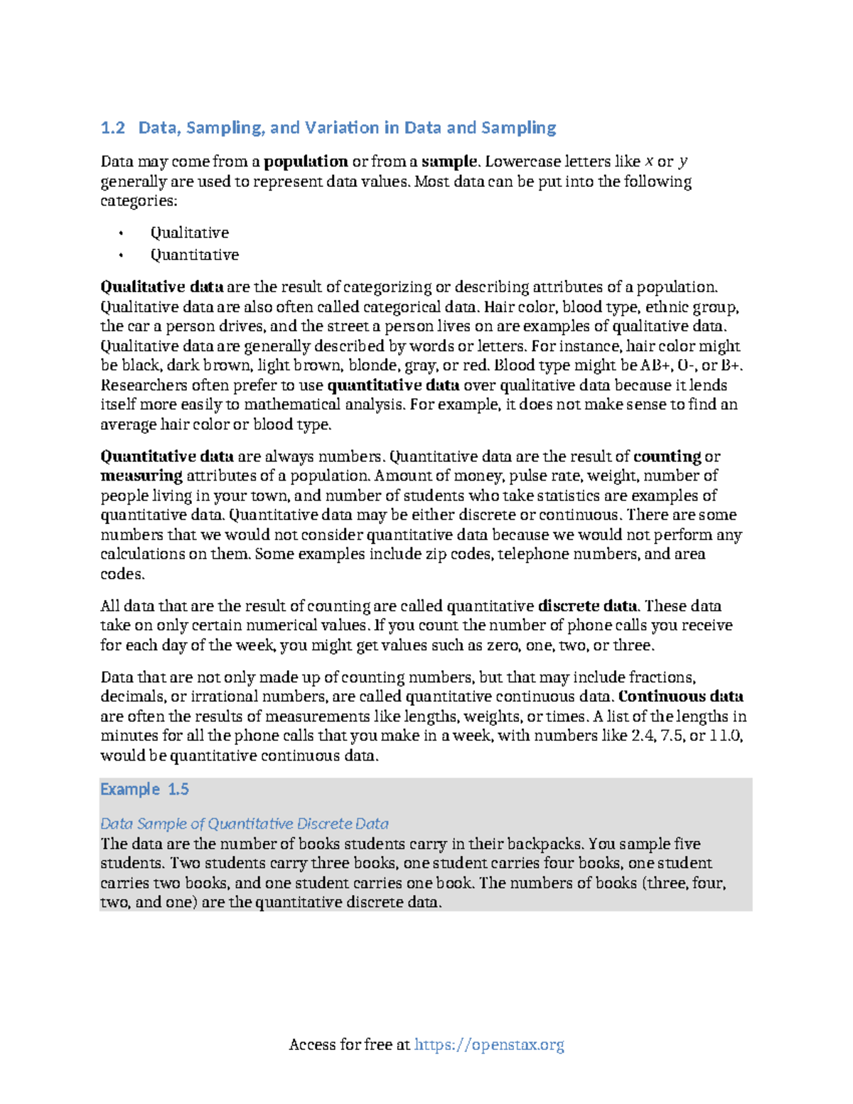 Understanding Qualitative & Quantitative Data Types in Research - Studocu