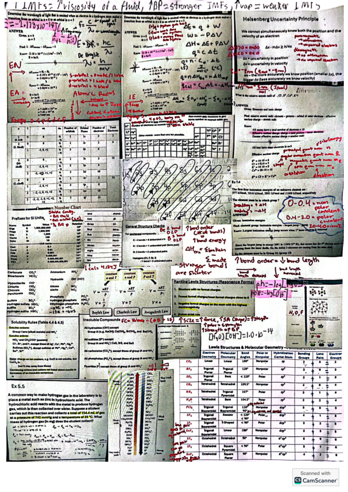 Chem 112 Final Exam Overview: Key Concepts and Formulas - Studocu