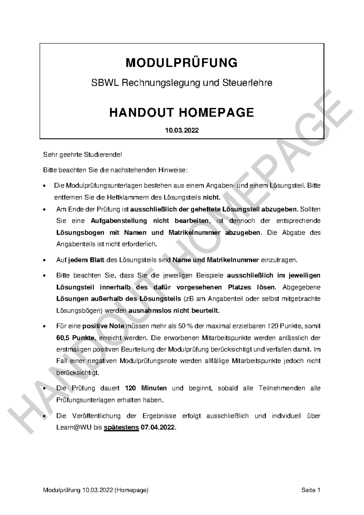 01 2022-03 10 MP SBWL Rechnungslegung und Steuerlehre - Modulprüfung ...