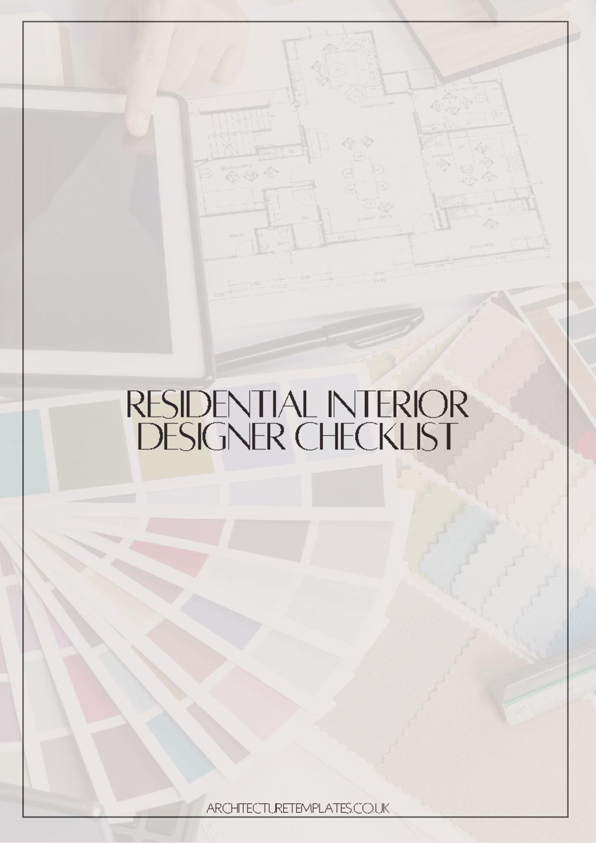 Free Residential Interior Design Checklist (ARCH 101) - Studocu