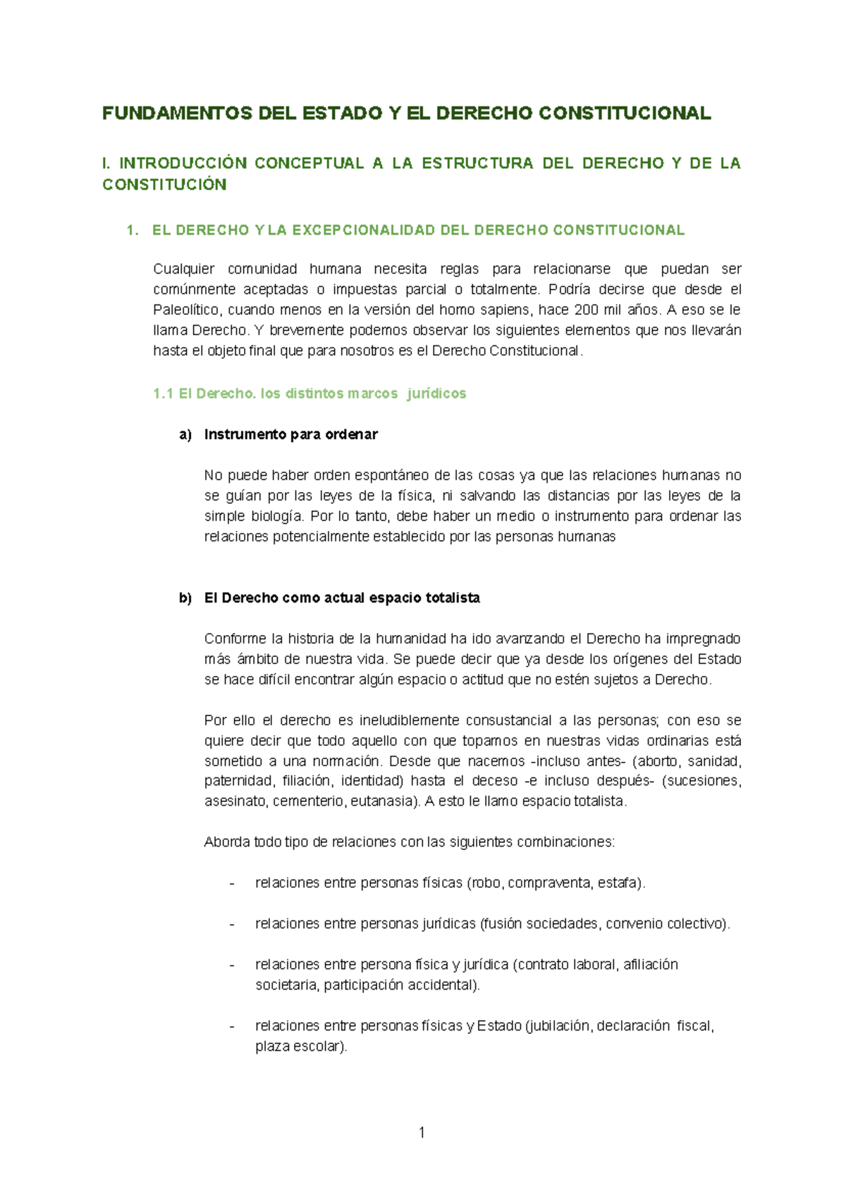 Fundamentos DEL Estado Y EL Derecho Constitucional - FUNDAMENTOS DEL ...