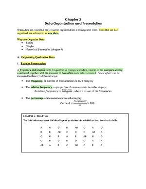 Lesson 3 - Organizing and Presenting Quantitative Data in Statistics ...