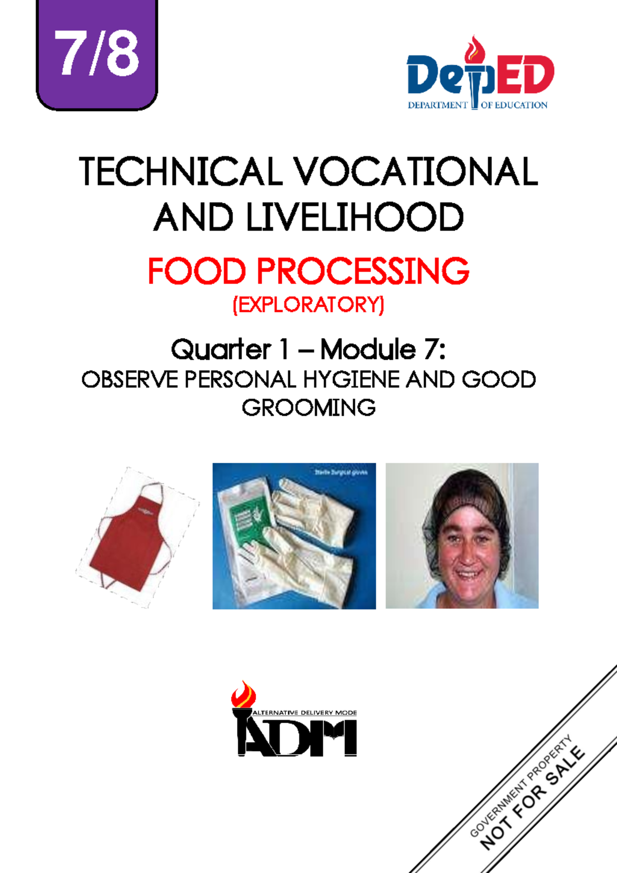 1 - short copy - TECHNICAL VOCATIONAL AND LIVELIHOOD FOOD PROCESSING ...