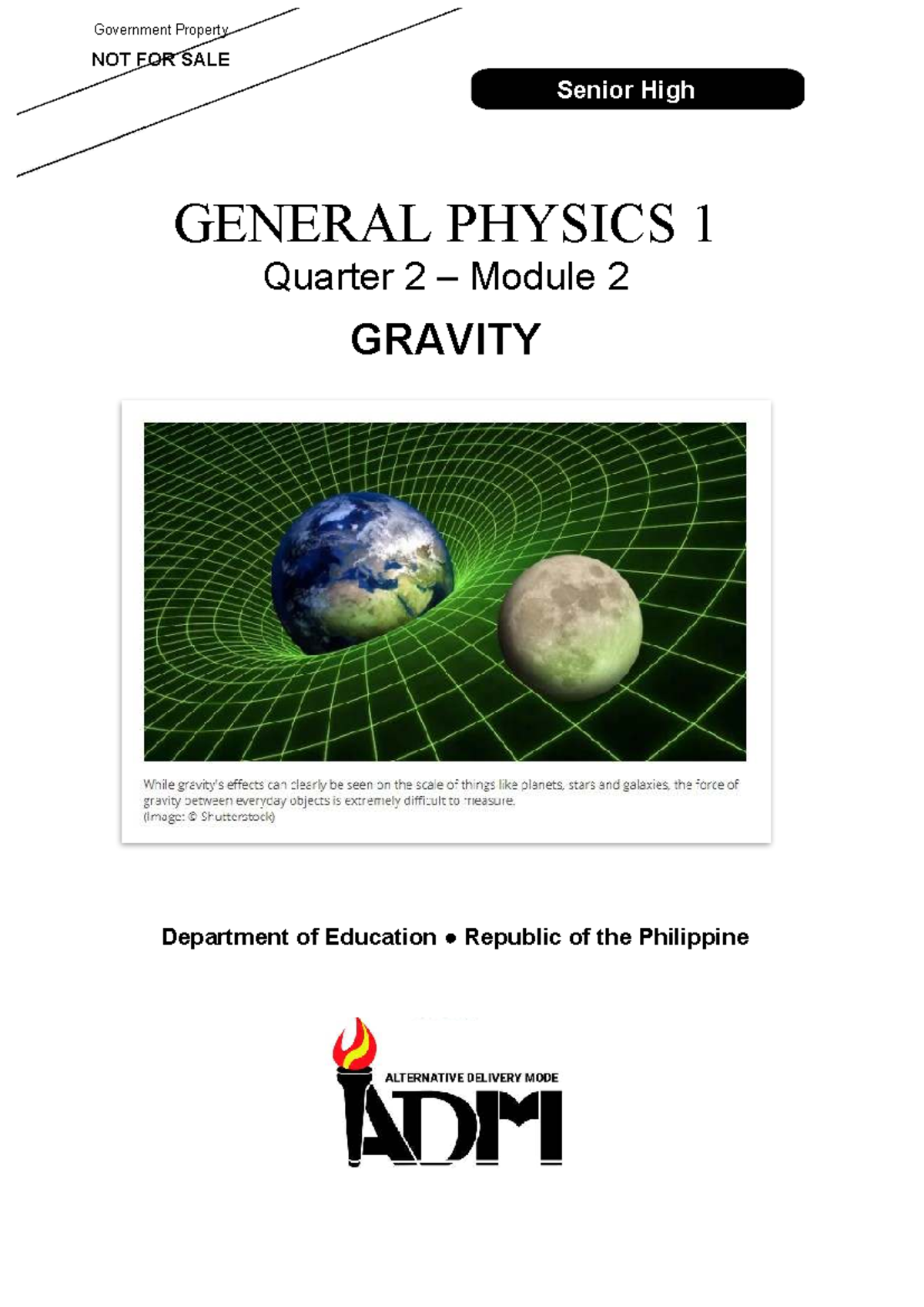 General Physics 1 (GPH1) Q2 Mod 2: Gravity Lesson Notes - Studocu