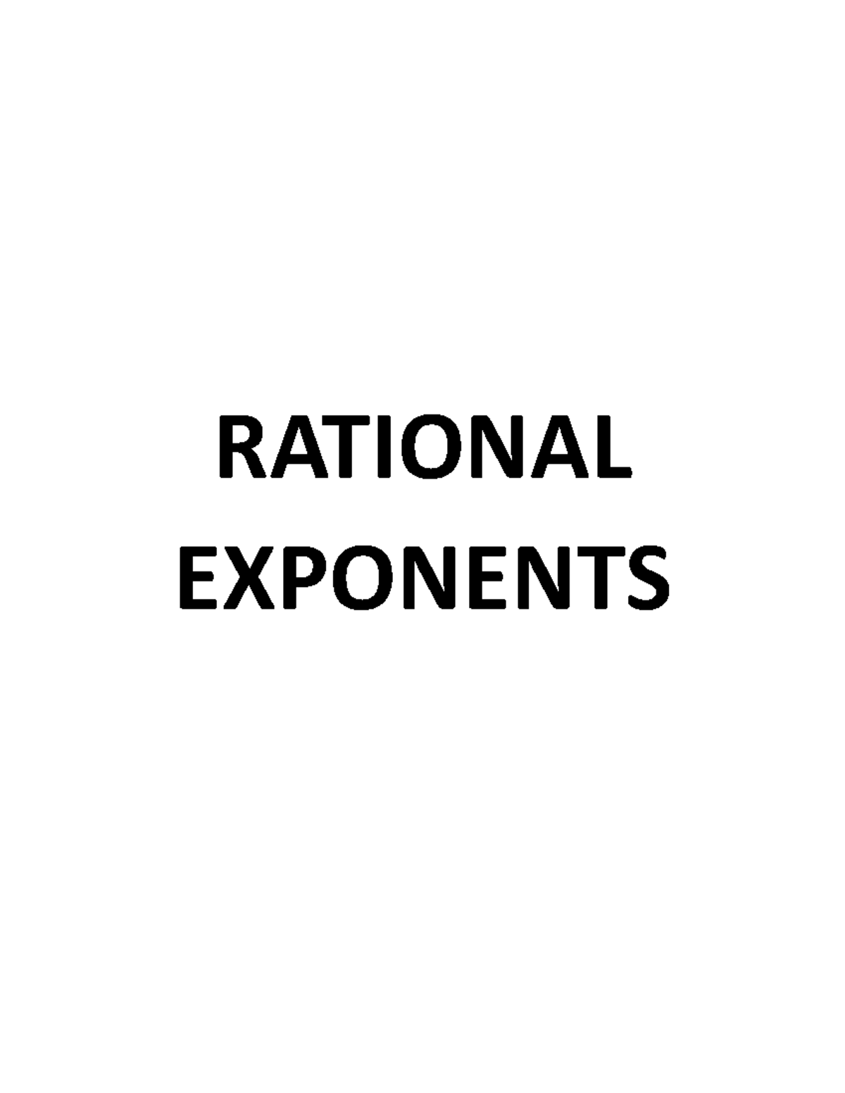 2ND LONG TEST Activity ( Reviewer) - Rational AND Radical - BSED Math ...