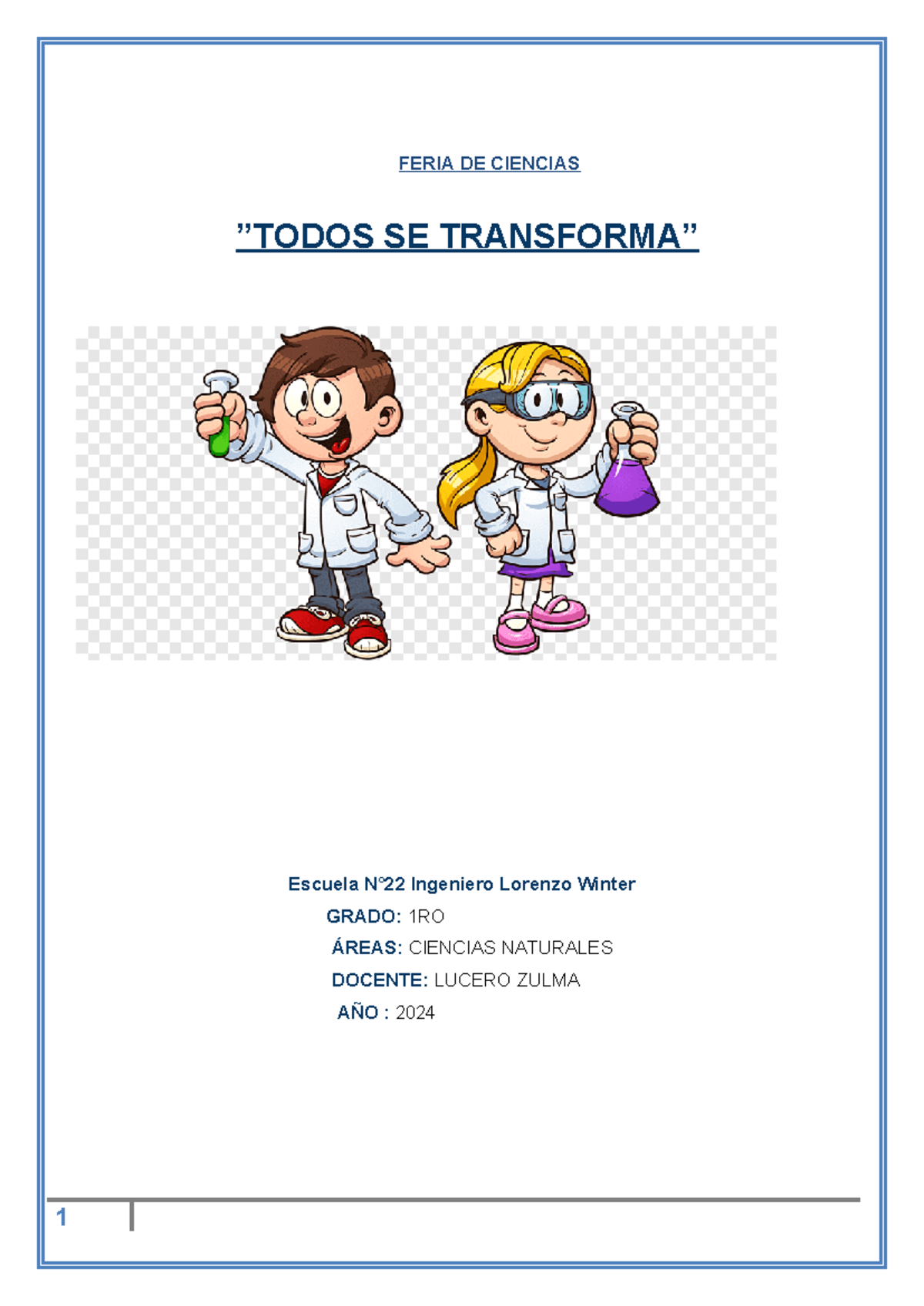 Proyecto Feria de Ciencias 2024: Experimentando con Materiales y ...