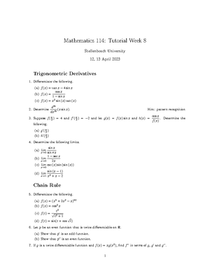 Trig Diff Proofs - 1 Chapter 2 Derivatives Note Title 2. Derivatives of ...