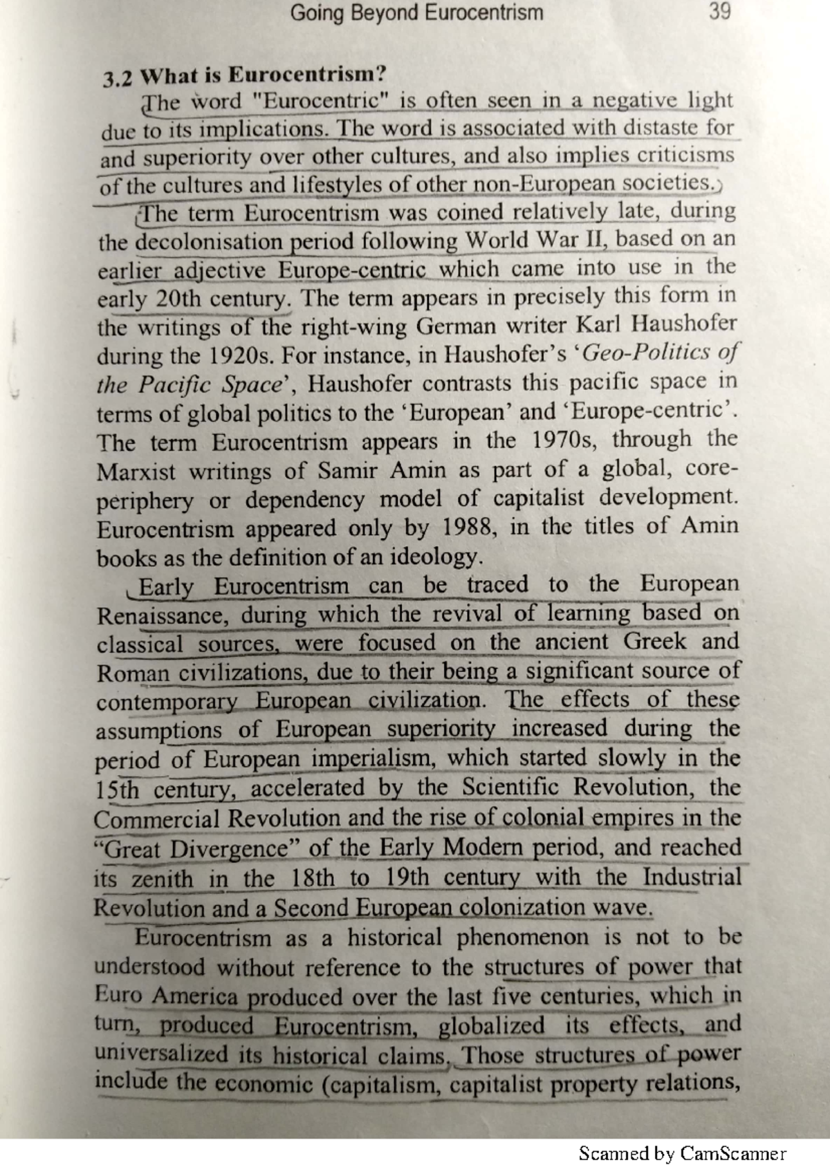 Eurocentric notes for BA HONOURS - BA Honours Political Science - Studocu