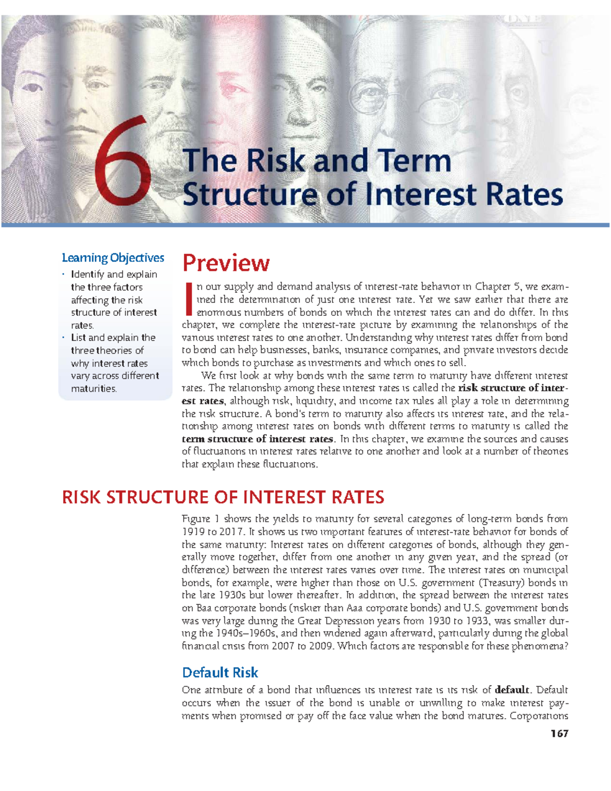 Chapter 6: The Risk and Term Structure of Interest Rates - Lecture ...