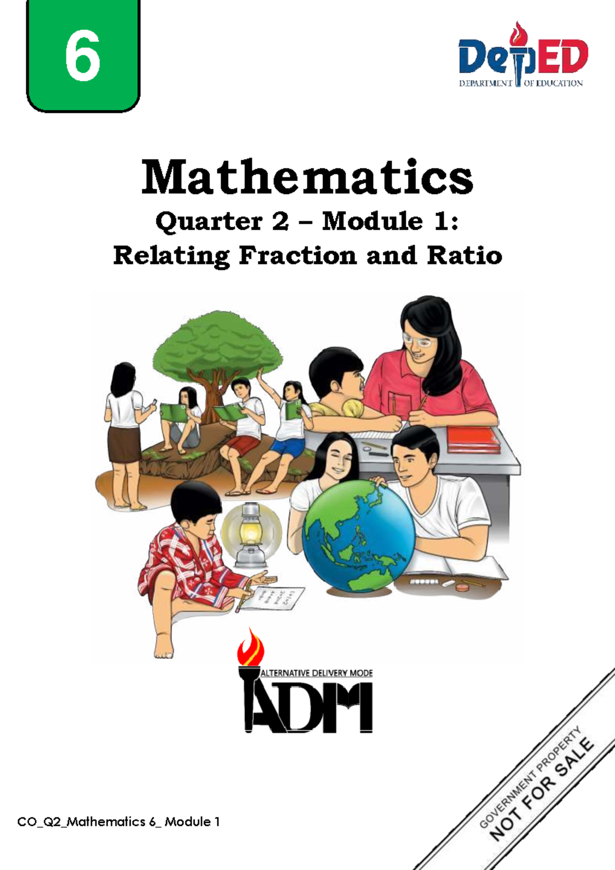 Math 6 Q2 Mod 1: Understanding Fractions and Ratios - Studocu