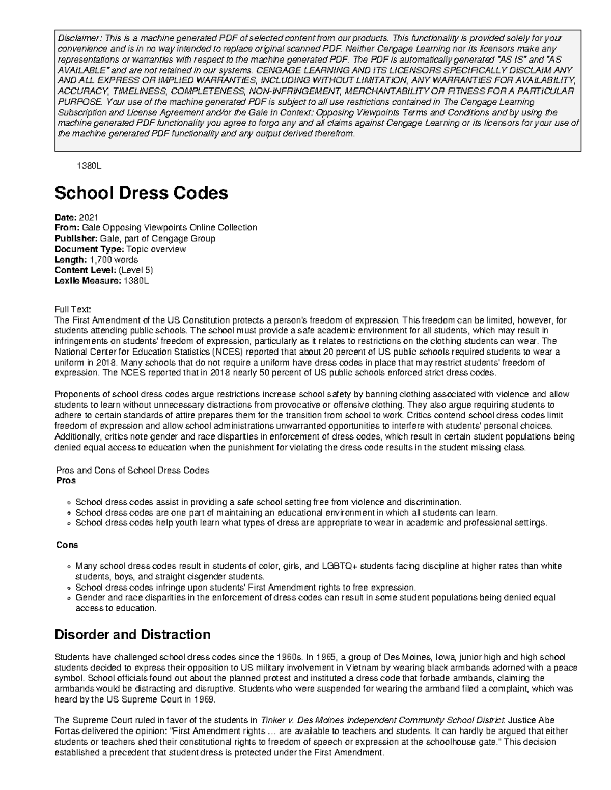 Debate on School Dress Codes: Restrictions vs. Freedom of Expression ...