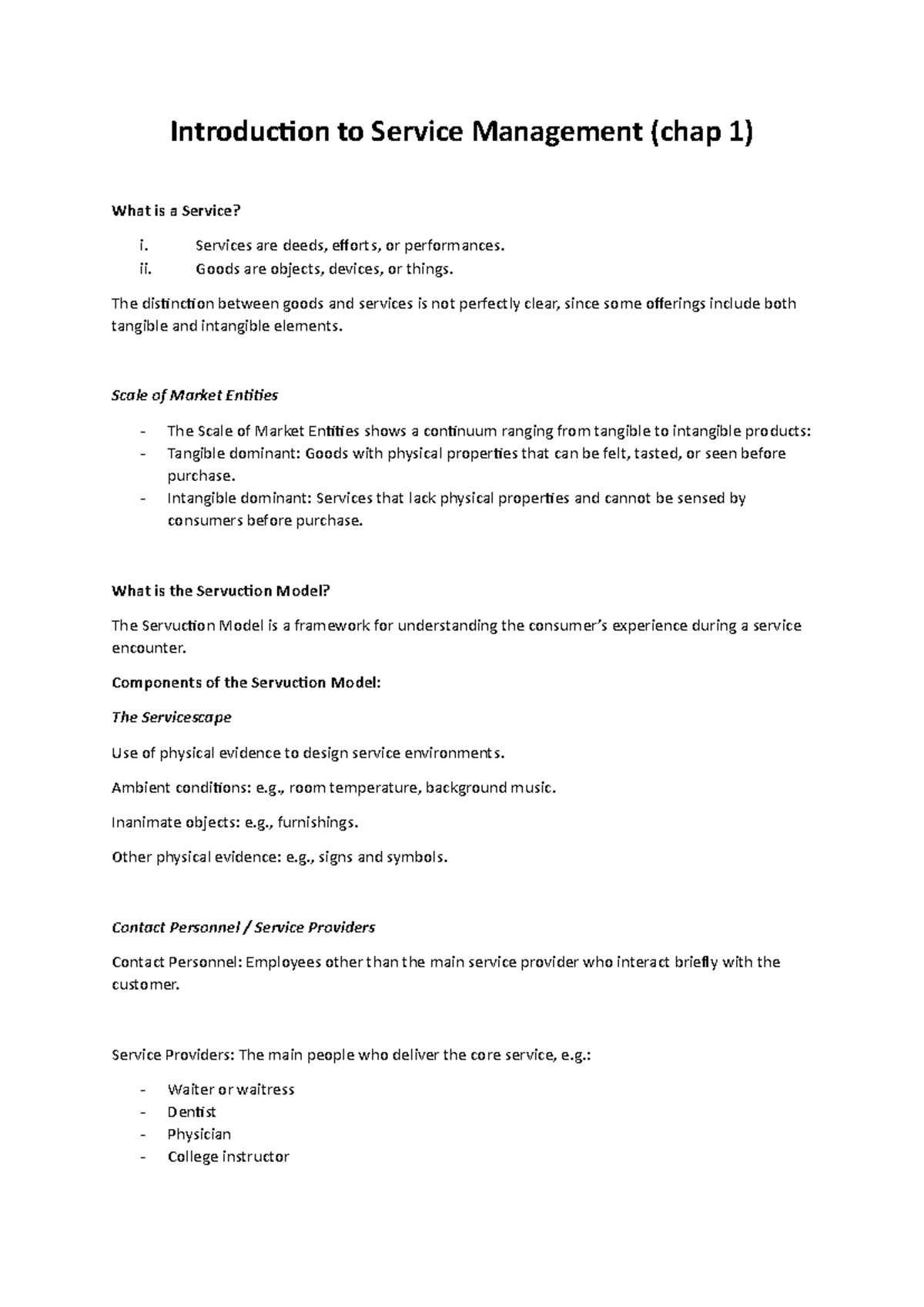 Service Quality and Management (Chapter 1): Understanding Gaps and ...