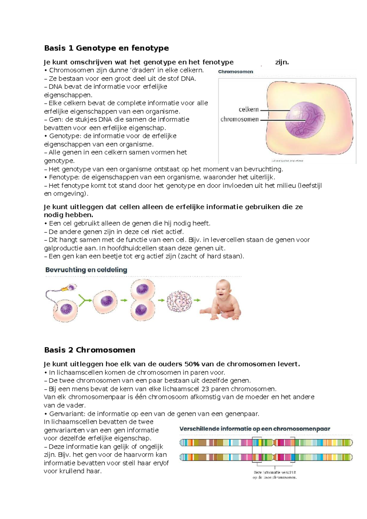 bio-thema-5-erfelijkheid-en-evolutie-genotype-en-fenotype-studeersnel