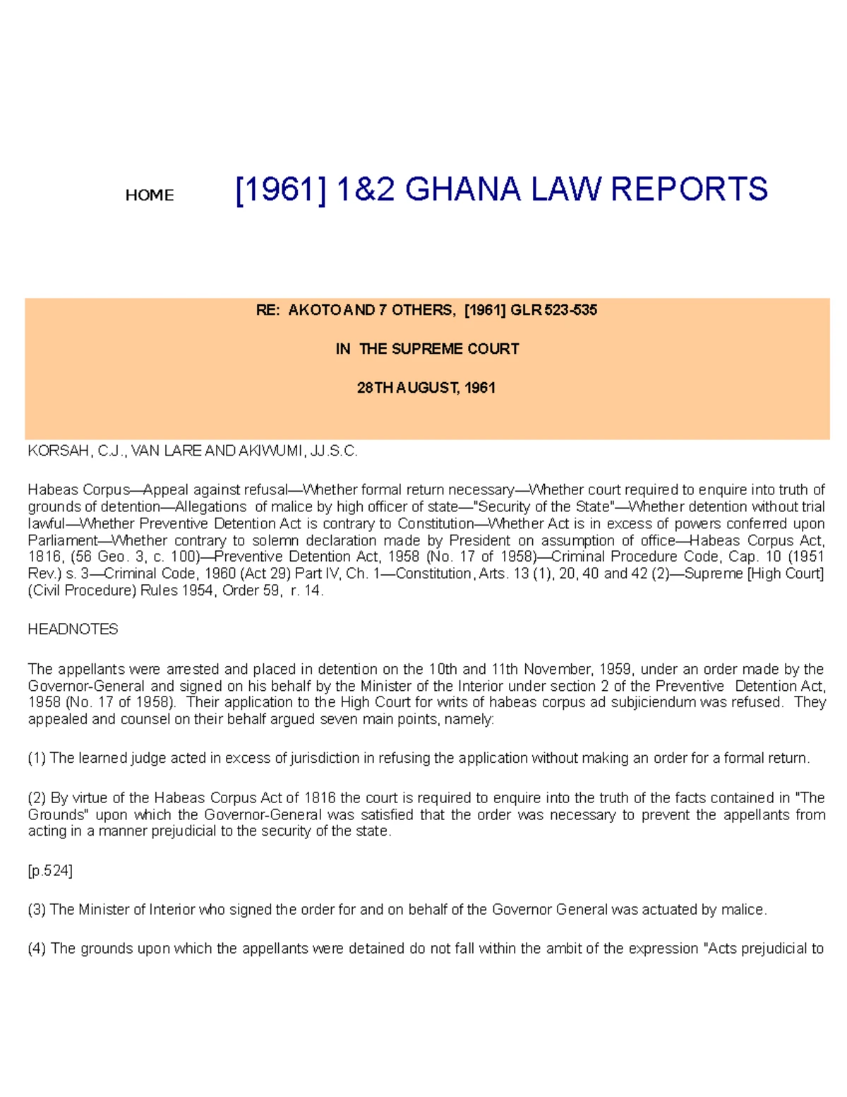 Evidence ACT, 1975 - N.R.C. 323 EVIDENCE ACT, 1975 ARRANGEMENT OF ...
